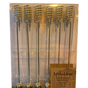 Lysholdere | 6 stk i guld